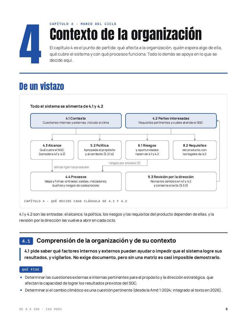 Apertura del capítulo 4 con su diagrama